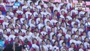 名不虚传❤！东北超延边队火出圈的&ldquo;明太鱼啦啦队&rdquo;在看台舞蹈